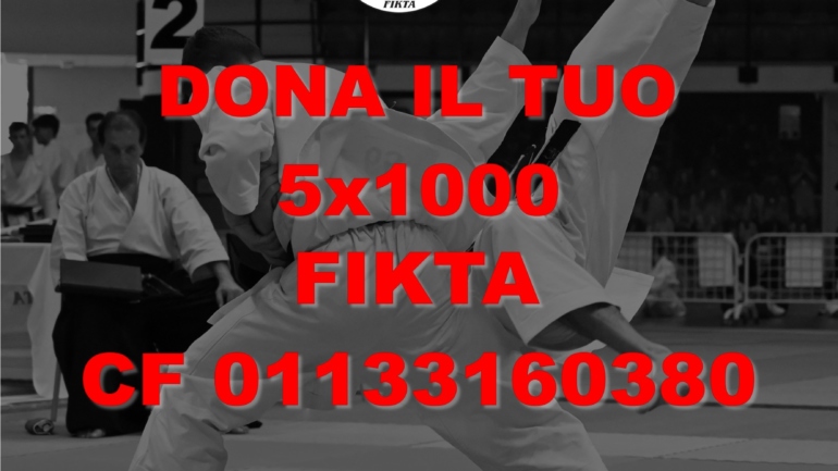 Dona il tuo 5X1000 a FIKTA ASD – Codice Fiscale 01133160380